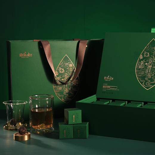 2022第七大茶山 (景迈龙珠）生茶礼盒装（带杯）112g 商品图1