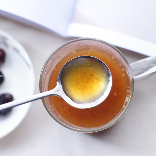 【姜枣浓膏】真食手作 小黄姜去皮打汁+三蒸枣去核搓泥 +古法红糖 熬制而成 不加一滴水 无任何添加 /膏体粘稠/澄澈透亮/香气扑鼻 500克/瓶包邮 商品图6