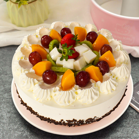 【鲜果汇，2磅/4磅】单/双层庆生系列   生日蛋糕/婚庆庆典（提前6--8小时下单，18:00后下单最快第二天15:30后可到店取货，具体时间看门店而定。）