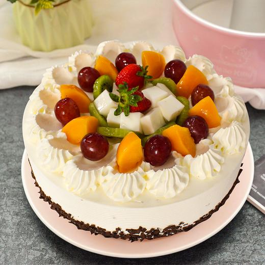 【鲜果汇，2磅/4磅】单/双层庆生系列   生日蛋糕/婚庆庆典（提前6--8小时下单，18:00后下单最快第二天15:30后可到店取货，具体时间看门店而定。） 商品图0