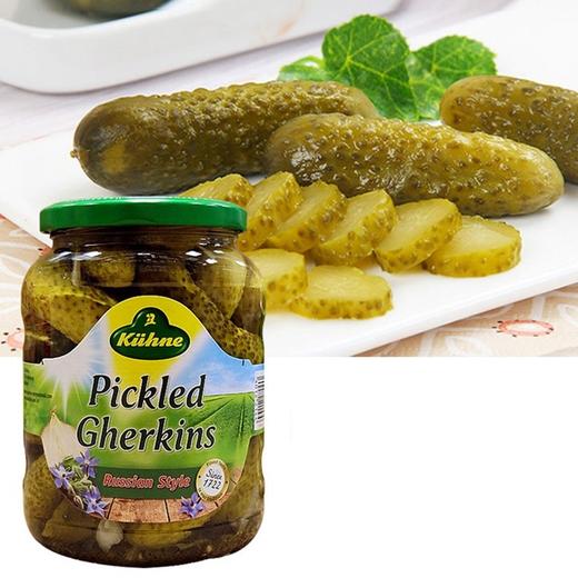 德国冠利酸青瓜330g/030012 新鲜黄瓜与香草香料腌制口感爽脆低脂开胃 商品图0