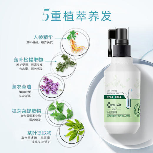 域发 | 腺苷头皮营养液 | 滋养发根 补充发根营养 呵护头发生长 改善头皮微环境 免洗 商品图1