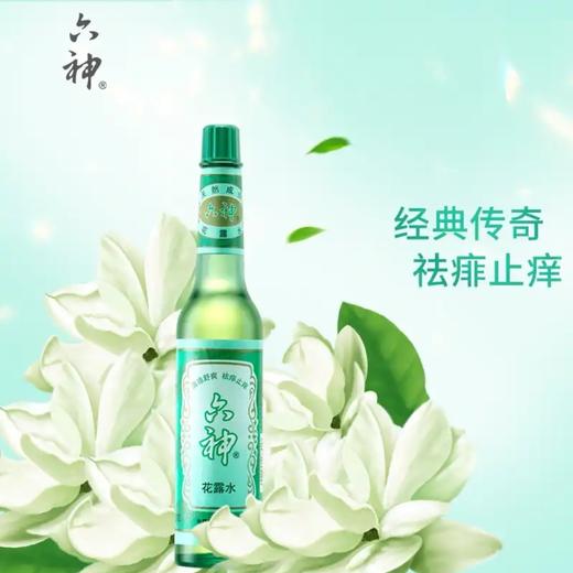 【六神】经典花露水 195ml | 驱蚊止痒·清凉降温 | 玻瓶经典版 商品图1