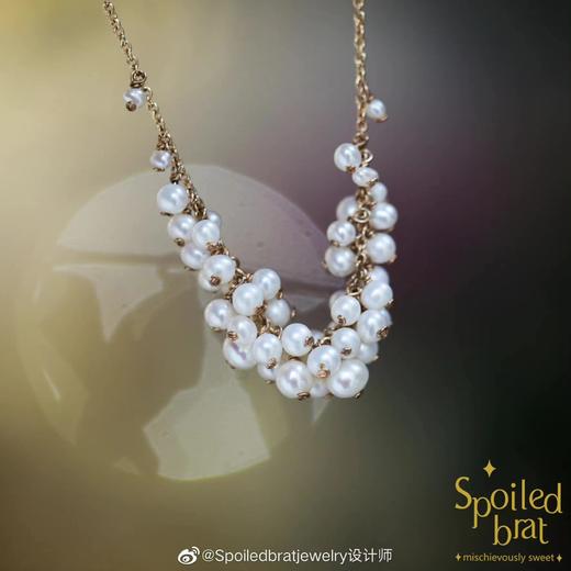SpoiledBrat Jewelry 瀑布系列珍珠项链 商品图2