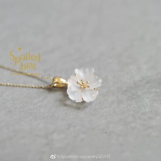 SpoiledBrat Jewelry桃花系列18K金项链 商品图4