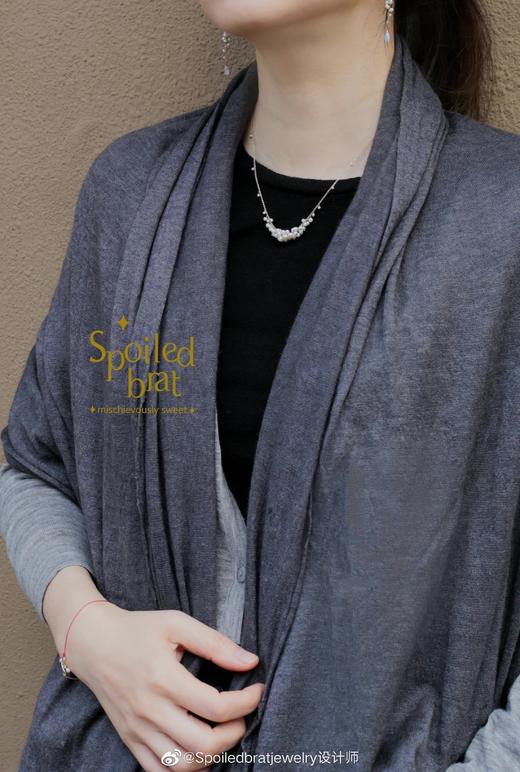 SpoiledBrat Jewelry 瀑布系列珍珠项链 商品图4