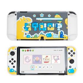 ★ Switch配件 极想 OLED主机 宇宙星人/电器回路/鲨鲨/欢迎登机 分体式保护壳 硬壳