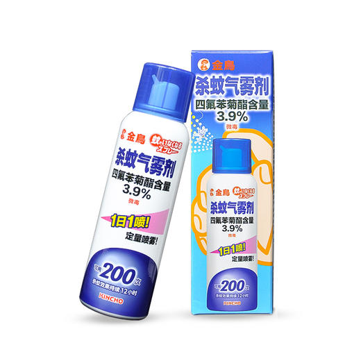 日本金鸟kincho有效防驱蚊定量喷雾家用室内神器成人家用驱蚊液灭蚊喷雾花露水 商品图4