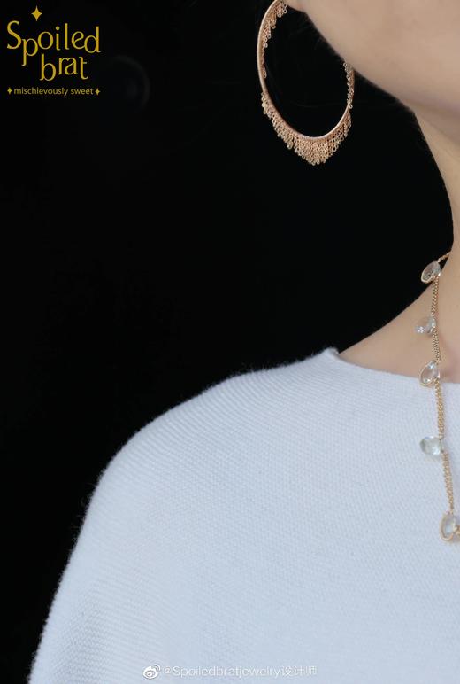 SpoiledBrat Jewelry 流苏大耳圈 商品图4