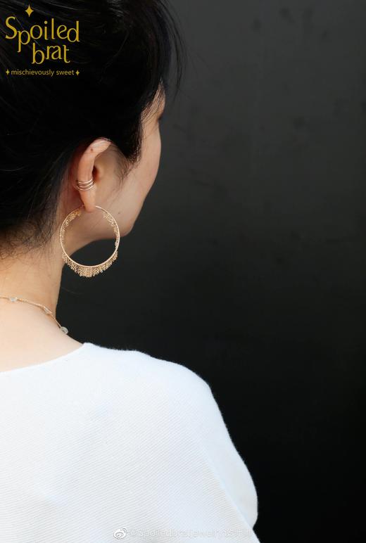 SpoiledBrat Jewelry 流苏大耳圈 商品图3