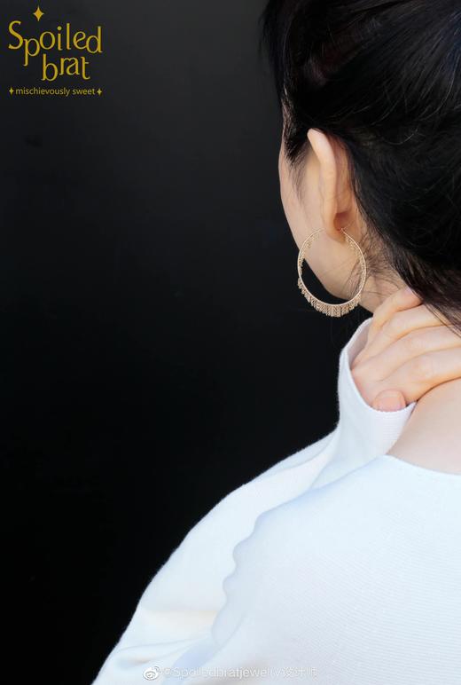 SpoiledBrat Jewelry 流苏大耳圈 商品图2