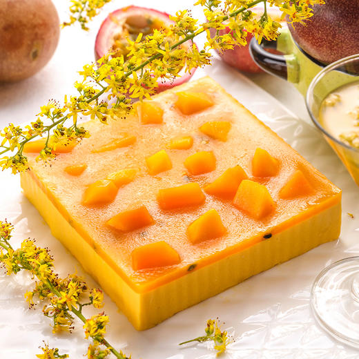 最佳拍档 芒果/西番莲 水果生日蛋糕 商品图0