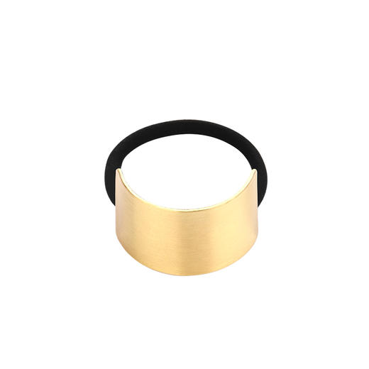 Oflye潮流饰品 金属扎头发皮筋女扎马尾重工头绳网红发圈简约ins风气质韩国发饰 商品图4