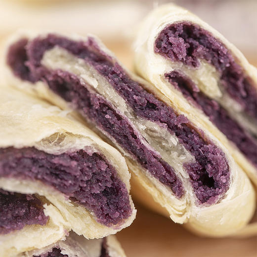 【掌柜好物】「芋泥 相遇」天鲜萌五黑/紫薯芋泥饼/黄金南瓜饼/奇亚籽抹茶紫薯芋泥饼 900g/箱 微甜不腻 充饥饱腹粗粮糕点 商品图4