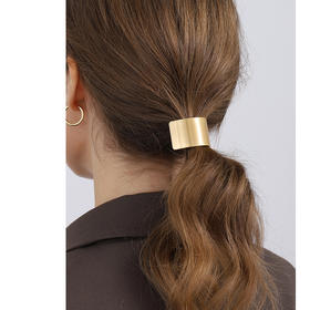 Oflye潮流饰品 金属扎头发皮筋女扎马尾重工头绳网红发圈简约ins风气质韩国发饰