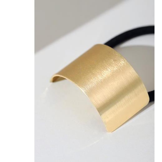 Oflye潮流饰品 金属扎头发皮筋女扎马尾重工头绳网红发圈简约ins风气质韩国发饰 商品图1