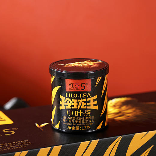 玲珑王小叶茶5号礼盒红茶装高山云雾茶叶湖南桂东冷泡热泡茶 商品图3