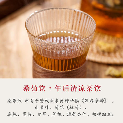 桑菊饮38g/剂（薄荷/甘草片/菊花/连翘/燀苦杏仁/桔梗/芦根/桑叶） 出自《温病条辨》 风热感冒咳嗽 商品图2
