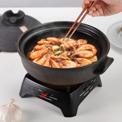 【铝制方炉】家用铝合金方形酒精炉酒店干锅炉通用便携耐用小火锅炉家庭 商品图5