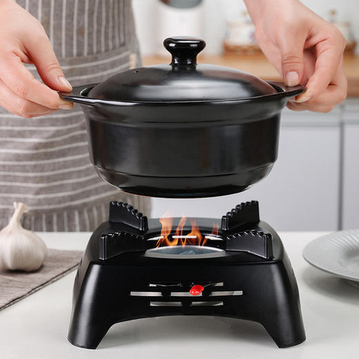 【铝制方炉】家用铝合金方形酒精炉酒店干锅炉通用便携耐用小火锅炉家庭 商品图2