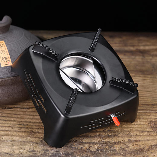 【铝制方炉】家用铝合金方形酒精炉酒店干锅炉通用便携耐用小火锅炉家庭 商品图3