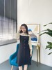 臣禾撞色单排扣设计显瘦连衣裙K221020702 现货 商品缩略图3