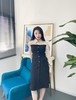 臣禾撞色单排扣设计显瘦连衣裙K221020702 现货 商品缩略图2