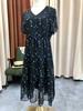 丁摩  夏时尚沙滩裙桑蚕丝裙子印花真丝连衣裙Q122010-DR299 商品缩略图1