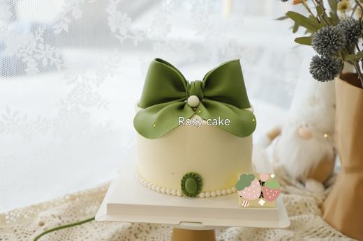 复古绿蝴蝶结 商品图0