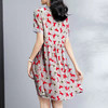 丁摩 夏季真丝连衣裙时尚宽松A字桑蚕丝裙子连衣裙Q122029 商品缩略图3