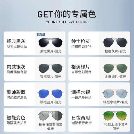 威古氏VEGOOS墨镜  男女款偏光驾驶镜  日夜两用驾驶镜，偏光护目，过滤杂乱光线 商品图5