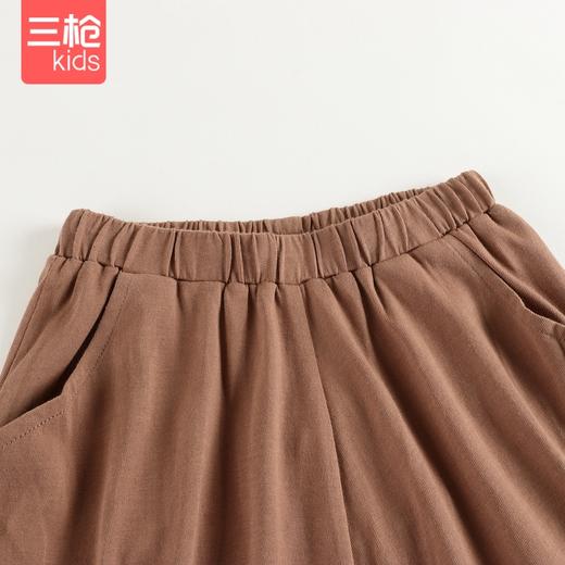 Threegun三枪 【舒肤薄棉】男童/女童少儿休闲七分裤-6D051B011 商品图3