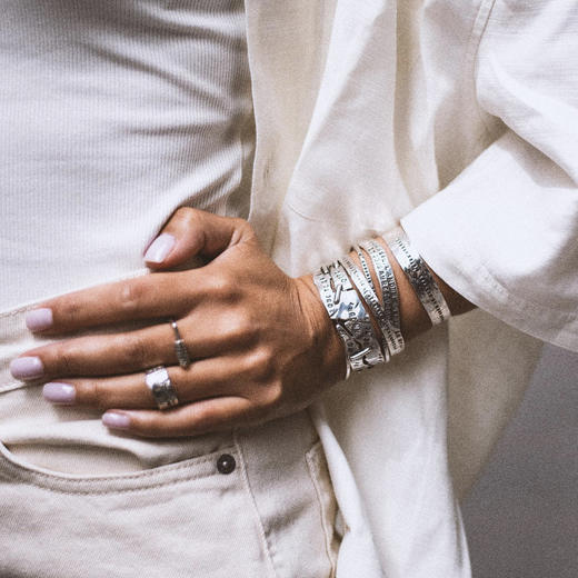 北京仓｜Serge Thoraval-Rêve-梦想-开口 手镯［法国设计师］ 商品图3