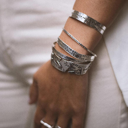 北京仓｜Serge Thoraval-Rêve-梦想-开口 手镯［法国设计师］ 商品图4