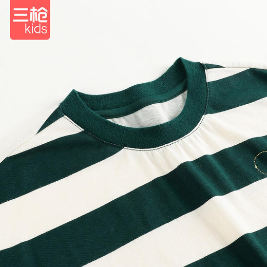 Threegun三枪 【水柔棉】少儿圆领短袖中裤家居套儿童家居服睡衣-8D145D011 商品图2