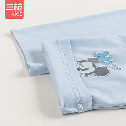 Threegun三枪 【舒肤弹力棉】男童/女童少儿休闲中裤-6D037B011 商品图4