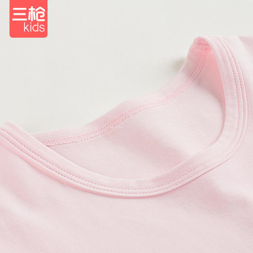 Threegun三枪 【舒肤弹力棉】少儿圆领家居套儿童家居服睡衣-8D099D011 商品图2