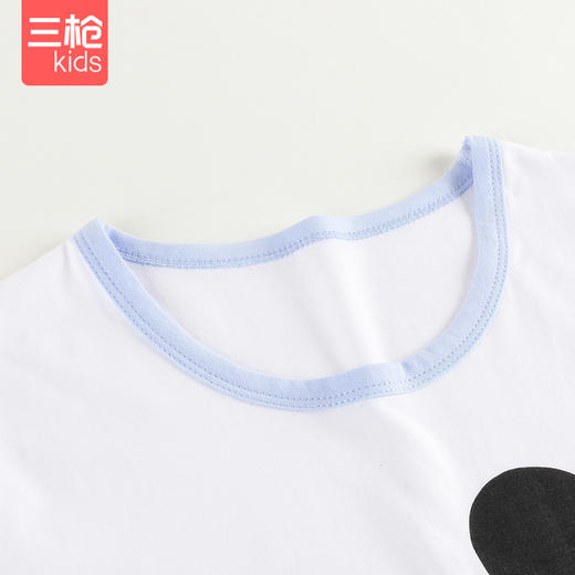 Threegun三枪 【舒肤薄棉】少儿圆领长袖长裤家居服儿童家居服睡衣-8D155D011 商品图5