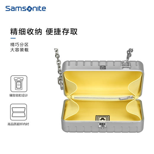 （此商品可能略有瑕疵，清仓秒杀，非质量问题不退不换，请谨慎购买）新秀丽虎年限定联名款时尚出行铝镁合金斜挎包NW0*002 商品图4