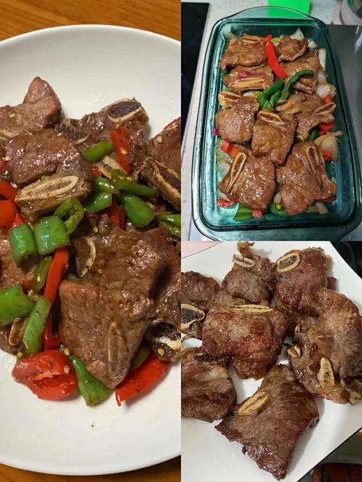 【周三到】好吃的黑椒牛仔骨 350克/包 商品图3