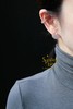 SpoiledBrat Jewelry 斜长石/尖晶石/铁矿石/堇青石扇形耳钉 商品缩略图4