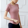 【热卖款】纯色圆领高弹T恤短袖 高弹运动健身衣瑜伽服  JM 000 DX20-230 商品缩略图1