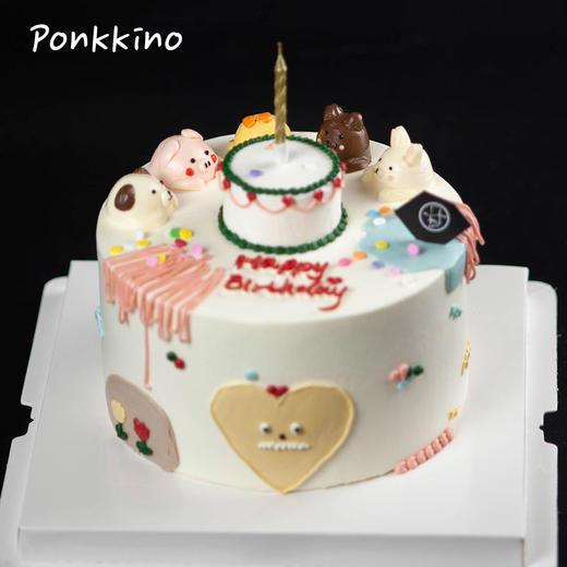 小伙伴奶油蛋糕 商品图3