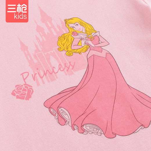 Threegun三枪 【舒肤软棉】女童圆领儿童保暖内衣套装-2D198D011 商品图5