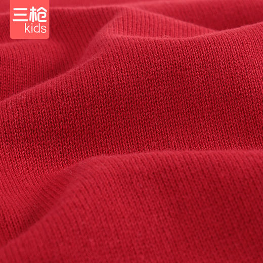 Threegun三枪 少儿男童/女童圆领儿童长袖针织衫上衣-2D067A011 商品图4