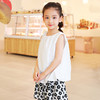 老虎【气质网红爆款】2022龙之涵原创设计师款无袖面包服  全棉 三次高温水洗  简约气质款 女童无袖面包上衣 商品缩略图6
