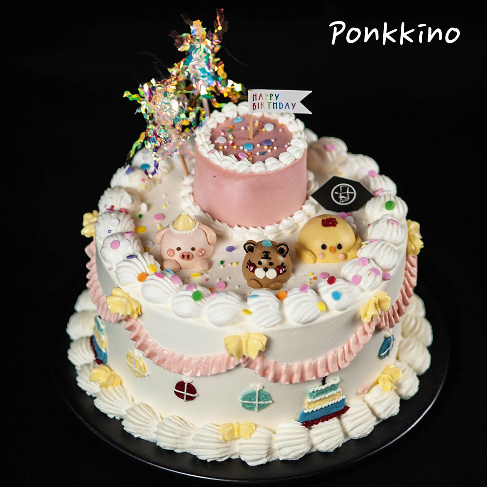 小伙伴奶油蛋糕