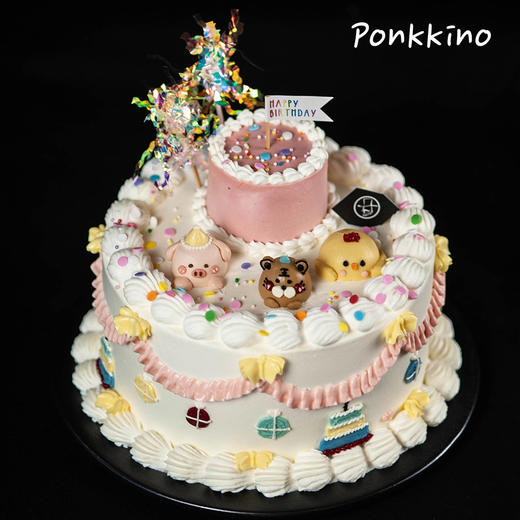 小伙伴奶油蛋糕 商品图0