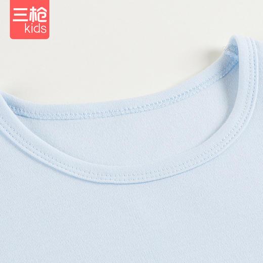 Threegun三枪 【舒肤软棉】男童圆领儿童保暖内衣套装-2D215D011 商品图3