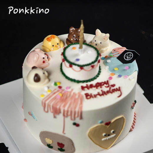 小伙伴奶油蛋糕 商品图2